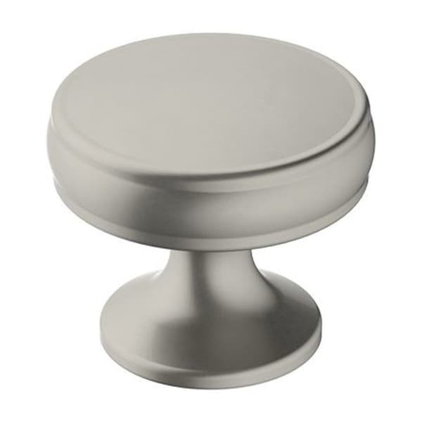 Amerock Renown Traditional Round Cabinet Knob 1-1/4 in. D 1-1/8 in. Satin Nickel 1 pk BP36793G10 - main